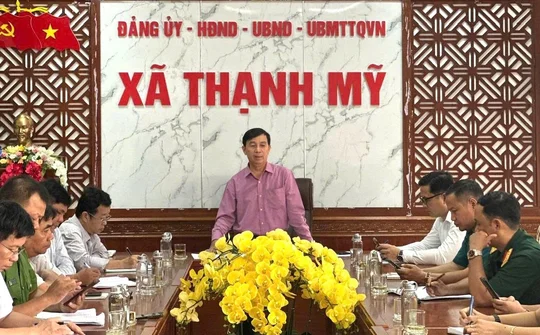 Đà Nẵng: Chủ động ứng phó, khắc phục hậu quả mưa lũ ở xã Thạnh Mỹ