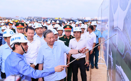 Tổng Bí thư Tô Lâm: Sân bay Long Thành là động lực phát triển mới của đất nước
