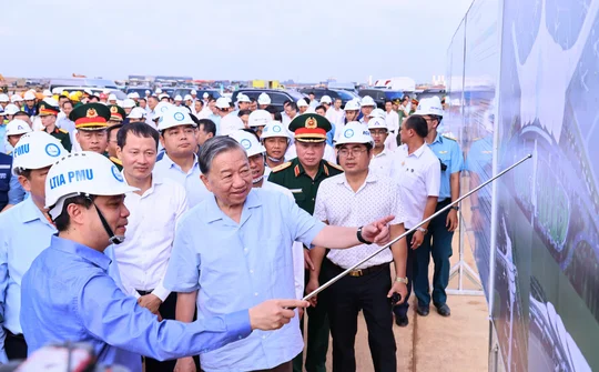 Tổng Bí thư Tô Lâm: Sân bay Long Thành là động lực phát triển mới của đất nước