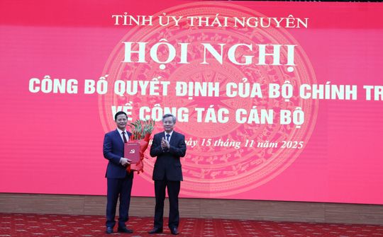 Chủ tịch UBND tỉnh Bắc Ninh giữ chức Phó Bí thư Tỉnh ủy Thái Nguyên