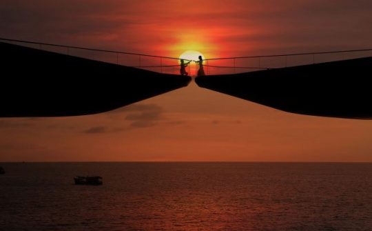 Độc nhất tại Phú Quốc: Một cây cầu của tình yêu và đính ước