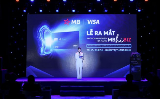 MB giới thiệu thẻ doanh nghiệp MB Hi BIZ thông minh: Quản trị tinh gọn, giao thương quốc tế