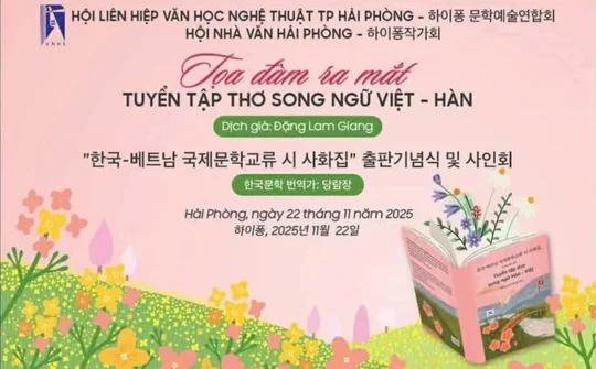 Thơ song ngữ Hàn – Việt ra mắt tại Hải Phòng