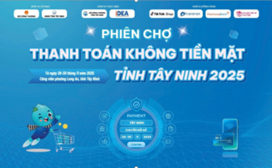 Tây Ninh đưa thanh toán số đến gần người dân qua Phiên chợ không tiền mặt 2025