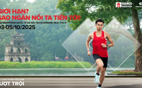 Bùng nổ với bộ vật phẩm và các trải nghiệm công nghệ số lần đầu tiên xuất hiện tại Giải Marathon Quốc tế Hà Nội Techcombank Mùa thứ 4