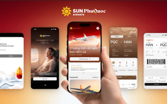 Ưu đãi 20% khi đặt vé máy bay trên ứng dụng Sun PhuQuoc Airways