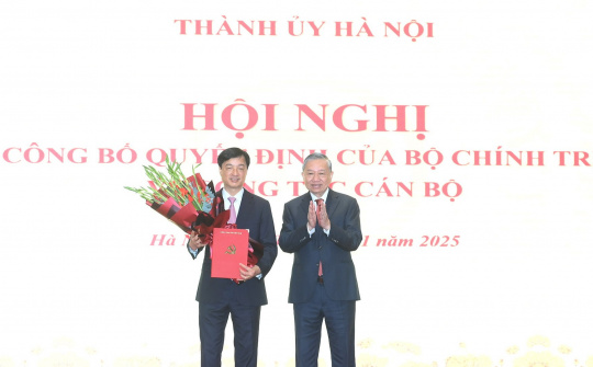 Thủ đô Hà Nội có Bí thư Thành ủy mới