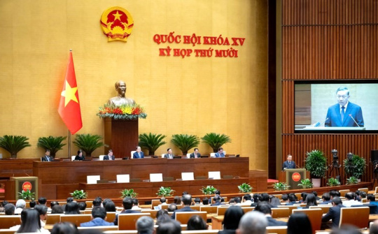 Phát biểu của Tổng Bí thư Tô Lâm tại Quốc hội về dự thảo Văn kiện Đại hội XIV của Đảng