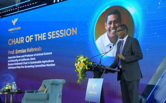 GS. Ermias Kebreab: Giải thưởng VinFuture tạo nên không gian đối thoại mở hiếm thấy
