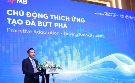 Diễn đàn MB Economic Insights 2025: Kinh tế Việt Nam có tốc độ tăng trưởng nhanh nhất khu vực