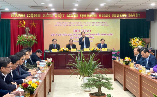 Trí thức Liên hiệp Hội Việt Nam góp ý Dự thảo Văn kiện Đại hội XIV của Đảng