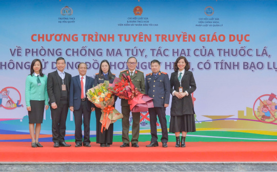 Chung tay tuyên truyền và giáo dục về phòng chống ma túy, tệ nạn xã hội tới tuổi trẻ học đường