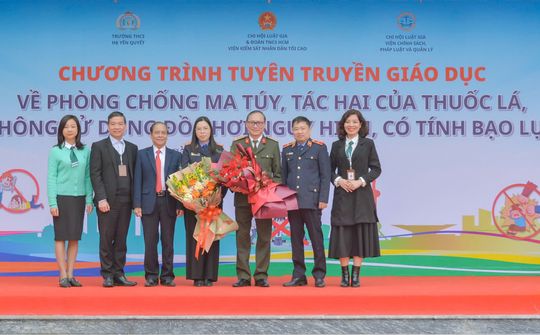 Chung tay tuyên truyền và giáo dục về phòng chống ma túy, tệ nạn xã hội tới tuổi trẻ học đường