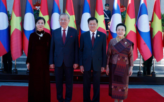 Việt Nam - Lào nhất trí làm sâu sắc hơn quan hệ song phương