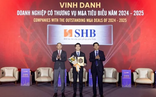 SHB được vinh danh “Doanh nghiệp có thương vụ M&A tiêu biểu năm 2024-2025”