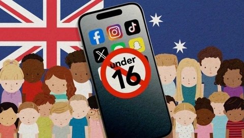 Australia tiên phong cấm mạng xã hội đối với người dưới 16 tuổi