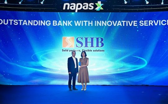 SHB – Ngân hàng xuất sắc về đổi mới sáng tạo trong thanh toán không tiền mặt