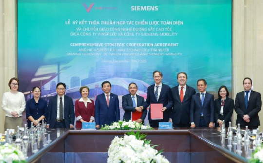 Siemens Mobility: Đối tác chiến lược tầm cỡ toàn cầu của VinSpeed