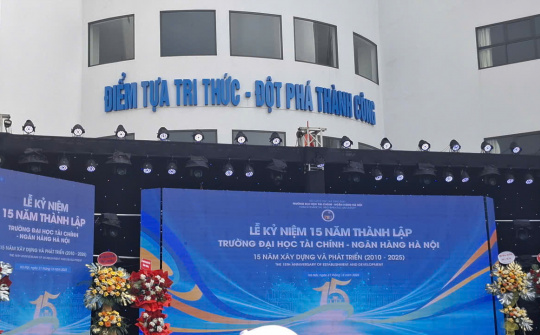 Trường Đại học Tài chính - Ngân hàng Hà Nội: 15 năm Xây dựng và Phát triển