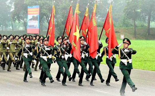 Quân đội nhân dân vững bước dưới cờ Đảng quang vinh