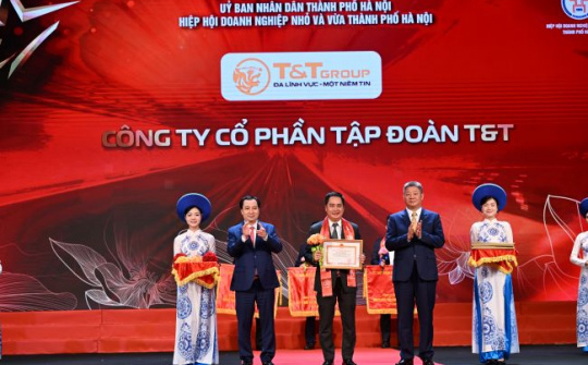 T&T Group được vinh danh tại Lễ tôn vinh doanh nhân, doanh nghiệp Thăng Long 2025