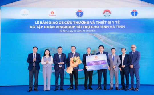 Vingroup hỗ trợ Hà Tĩnh chuẩn hóa cấp cứu ngoại viện từ phương tiện đến con người