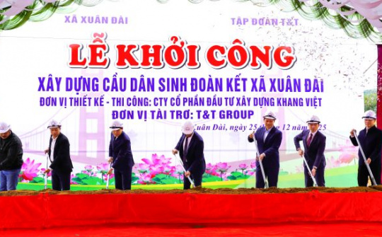 T&T Group tài trợ 5 tỷ đồng xây dựng cầu dân sinh Đoàn kết tại Phú Thọ