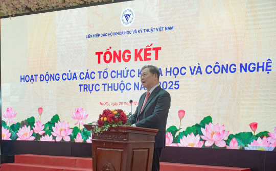 Vusta tổng kết hoạt động của các tổ chức khoa học và công nghệ trực thuộc năm 2025