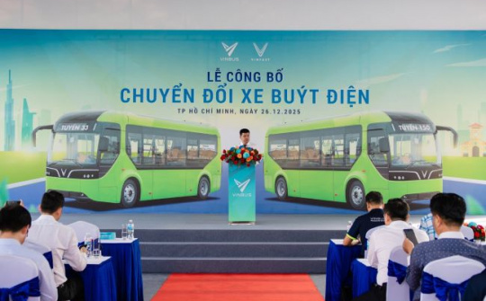 VinBus chính thức vận hành tuyến buýt điện 33 và 150 tại TPHCM