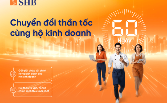 SHB kích hoạt chiến dịch 60 ngày chuyển đổi tăng tốc cho tiểu thương trên toàn quốc