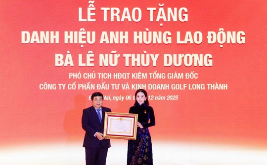 Anh hùng Lao động Lê Nữ Thùy Dương: Hành trình phụng sự và kiến tạo giá trị bền vững