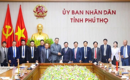 Phú Thọ đẩy mạnh ngoại giao kinh tế, tăng cường thu hút vốn đầu tư nước ngoài để phát triển