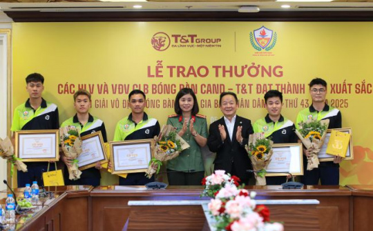 Từ Hà Nội T&T đến CAND - T&T: Hành trình 18 năm bóng bàn của bầu Hiển