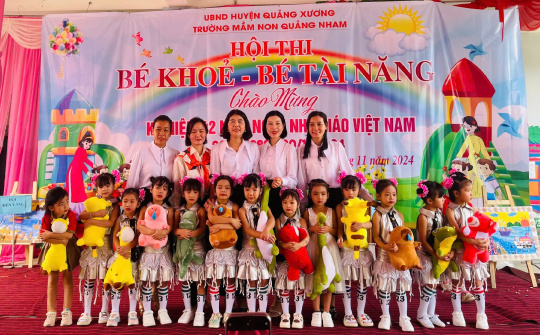 Trường Mầm non Quảng Nham: Nổ lực vươn lên vì hạnh phúc của trẻ