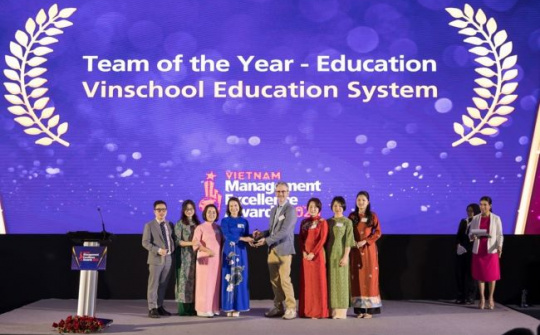 Vinschool được vinh danh giải thưởng quốc tế “Đội ngũ lãnh đạo xuất sắc”