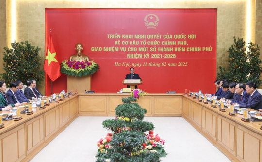Phân công công tác của Thủ tướng và các Phó Thủ tướng Chính phủ