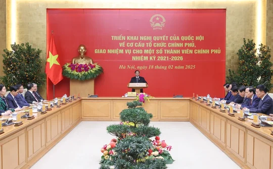 Phân công công tác của Thủ tướng và các Phó Thủ tướng Chính phủ