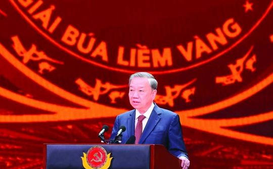Phát biểu của Tổng Bí thư Tô Lâm tại Lễ trao Giải báo chí toàn quốc về xây dựng Đảng