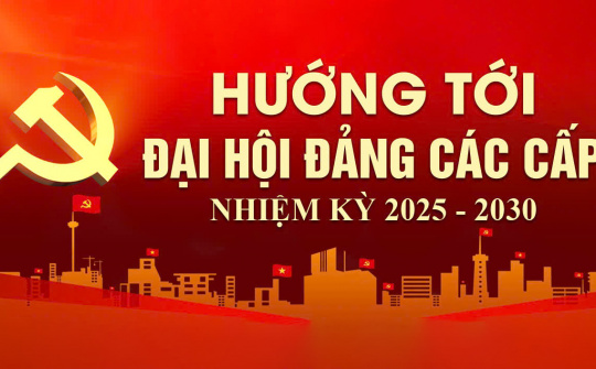 Đẩy mạnh thi đua yêu nước chào mừng Đại hội đảng bộ các cấp tiến tới Đại hội đại biểu toàn quốc lần thứ XIV của Đảng