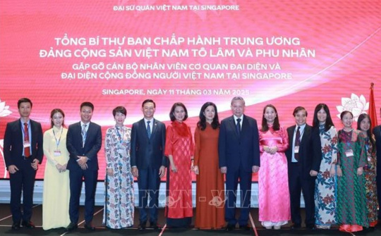 Xây dựng cộng đồng người Việt Nam tại Singapore ngày càng vững mạnh, hướng về quê hương