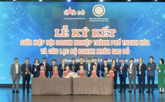 Doanh nghiệp TP.Thanh Hóa Tọa đàm và hợp tác với CLB Doanh nhân Sao Đỏ