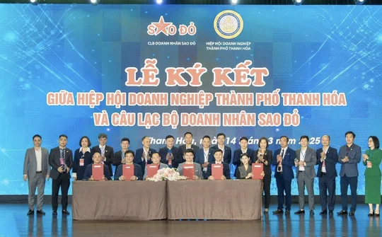 Doanh nghiệp TP.Thanh Hóa Tọa đàm và hợp tác với CLB Doanh nhân Sao Đỏ