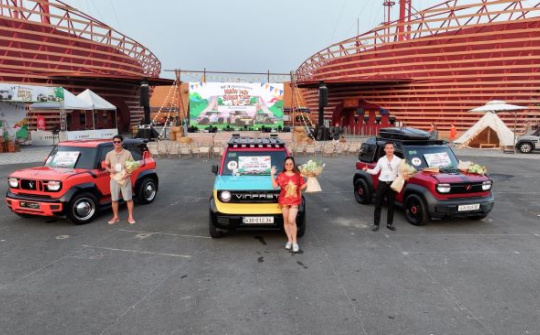 Những chiếc minicar VinFast đẹp “không thể rời mắt” giành giải tại ngày hội lớn của cộng đồng VF 3