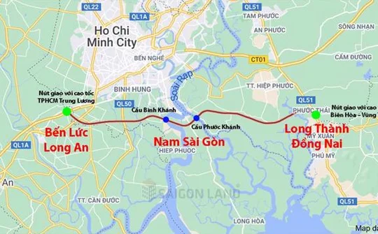 Hướng đến hoàn thành cao tốc Bến Lức - Long Thành và cao tốc Biên Hòa - Vũng Tàu (giai đoạn 1) trong năm 2025