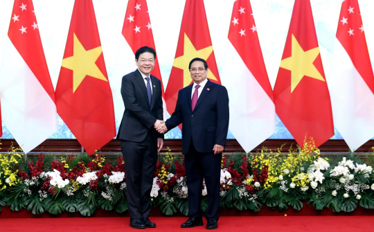 Đưa hợp tác Việt Nam - Singapore trở thành điển hình hợp tác trong khu vực