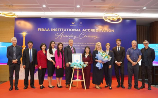 VinUni đạt kiểm định quốc tế FIBAA ngay sau khóa sinh viên đầu tiên tốt nghiệp