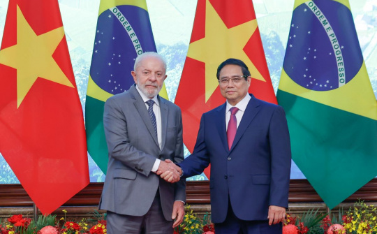 Việt Nam - Brazil: Quyết tâm đưa thương mại song phương lên 15 tỷ USD vào năm 2030