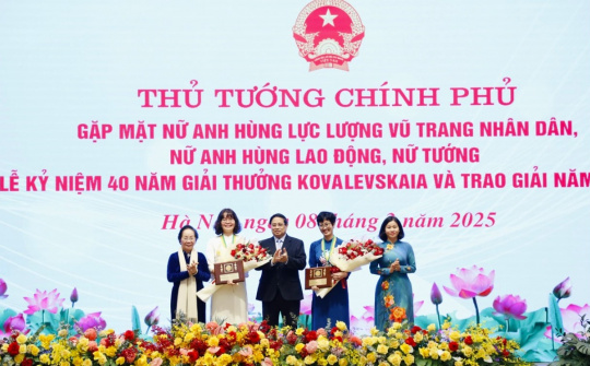 Giải thưởng Kovalevskaia năm 2024 tôn vinh 2 nhà khoa học