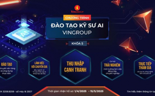 VinBigdata tuyển sinh Chương trình Đào tạo Kỹ sư AI Vingroup mùa 6 -2025