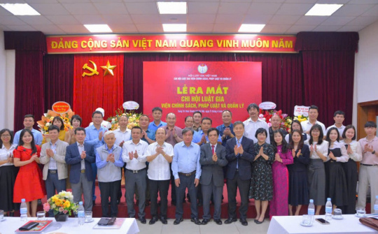 Lễ ra mắt Chi hội Luật gia Viện Chính sách, Pháp luật và Quản lý